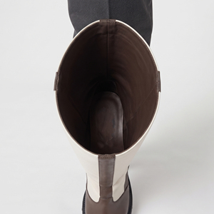 <b>High</b> Quality Men Leather <b>Knee</b> Boots Men Leather Zipper Up Fashion Long Boots Men Leather <b>Knee</b> <b>High</b> Office Wear Boots - Product Image 5