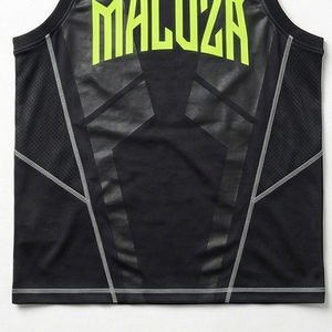 Uniforme de Entrenamiento de Baloncesto MALUZA Elite, Transpirable, Talla Grande, Secado Rápido, Conjunto de Camiseta sin Mangas y Pantalones Cortos Deportivos para Unisex - Product Image 3