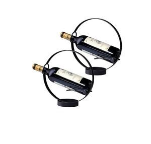 Basics - Botellero Metálico Apilable para 4 Botellas, Almacenamiento de Vino, Soporte para Botellas de Vino que Ahorra Espacio, Botellero Metálico Negro - Product Image 5