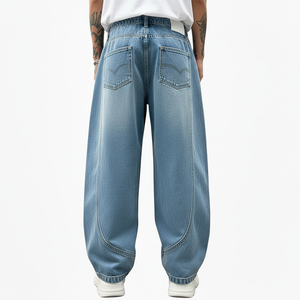 Men's Jeans <b>Pants</b> Custom Brand Style Wholesale High Quality Vintage Men's Straight Jeans <b>Pant</b> Men Stylish Denim Jeans <b>Pants</b> - Product Image 2