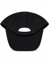 Topi Baseball Snapback 6 Panel Kanvas Hitam Katun Baru dengan Patch Velcro, Rivet, Solid, Unisex, Kasual, Ukuran Dapat Disesuaikan, Cocok untuk Golf