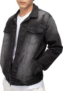 Veste en jean classique pour homme – Veste en denim haut de gamme pour homme avec un design intemporel, une coupe confortable et un style streetwear décontracté - Product Image 4