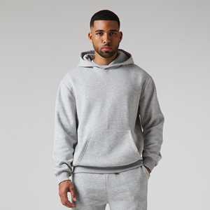 Último diseño, nuevo chándal elegante con logotipo personalizado para hombre, ropa deportiva, conjunto deportivo de dos piezas, chándal de lana lisa. - Product Image 2