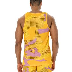 Débardeur décontracté à col rond en polyester pour homme, personnalisable avec logo et impression, en maille, sans manches, style musculaire - Product Image 4