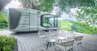 Capsula Spaziale Mobile di Lusso Personalizzata Resistente alle Intemperie, Mini Casa con Cucina e Bagno Completi, Modulo Prefabbricato per Hotel, Villa, Campeggio