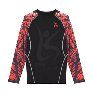 Nuevo diseño de Rash Guards de fitness de secado rápido, mangas largas, ajustados, en venta. - Product Image 3