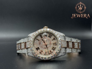 Mens Hip Hop Moissanite Diamond Watch Luxury Jewelry Accessory for Weddings Parties Festivals and Daily Styling for Sale - Product Image 6
