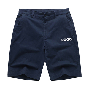 Shorts Bermuda déchirés en polyester de couleur unie pour hommes, taille mi-haute avec cordon de serrage, décontractés, séchage rapide, respirants, pour la gym, logo personnalisé - Product Image 2
