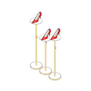 Ensemble de 3 présentoirs à chaussures réglables en hauteur - Product Image 4