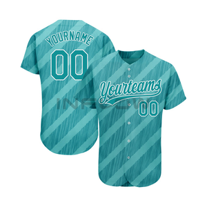 Wholesale 100% polyester Custom Heat-Transfer Printed Breathable Youth Baseball jersey Softball Jersey Uniform Shirts Unisex - Product Image 2