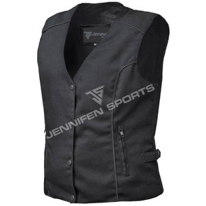 Chaleco de Motociclista para Mujer de Alta Calidad, 100% Algodón, Transpirable, Ecológico, Resistente al Viento, Verano, Personalizable, Cuello en V - Product Image 2