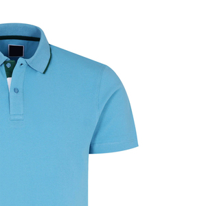 Polo tendance pour l'été, style décontracté élégant, polo de style urbain, haut décontracté professionnel, polo à imprimé graphique dynamique - Product Image 3