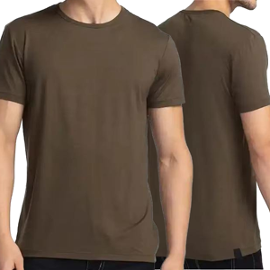 เสื้อยืดแขนสั้นคุณภาพสูงสำหรับผู้ชาย ผ้าฝ้าย 100% เสื้อผ้าเรียบง่าย แฟชั่น เสื้อคอกลมระบายอากาศสำหรับผู้ชาย - Product Image 3