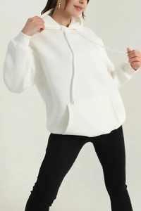 เสื้อฮู้ดดี้ผู้ชาย Ever Glow สำหรับฤดูหนาว กันน้ำ ระบายอากาศได้ดี เป็นมิตรกับสิ่งแวดล้อม ผลิตจากผ้าขนสัตว์ สไตล์ฮิปฮอป ลำลอง พร้อมโลโก้แบบกำหนดเอง - Product Image 5