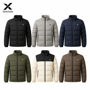 Veste matelassée coupe-vent X Sports City à col montant, isolation premium, doublure intérieure lisse et durable, tissu hydrofuge - Product Image 1