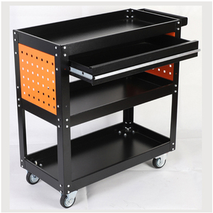 Armario Móvil Multifuncional de Tres Niveles con 1 Cajón y Cerradura con Llave, Capacidad de Carga de 300 kg, Personalizable (OBM/ODM/OEM), 3 Años de Garantía - Product Image 1