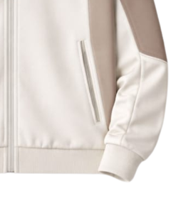 Ensemble de survêtement personnalisé pour homme, haut de gamme, color block, zippé, col montant, en polaire, pantalon de jogging, fabricant sur mesure, tenue de sport - Product Image 3