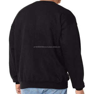 Sudadera personalizada en blanco liso grueso gimnasio peso pesado pulóver negro algodón de gran tamaño térmico básico mezcla de algodón - Product Image 2