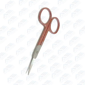 Herramientas para Uñas, Cuidado de Cutículas, Decoración de Uñas y Calidad Profesional de Salón, Cortaúñas Curvo de Acero Inoxidable Rojo de 4 Pulgadas - Product Image 3