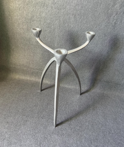 Silver Metal <b>Tapered</b> <b>Candle</b> Holders for Home Office Hotel Living Room & Festival Decoration Dining Table Decor - Product Image 6