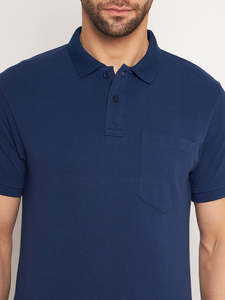 Polo con Bolsillo en el Pecho, Casual, para Hombre, Corte Relajado, Manga Corta - Product Image 3