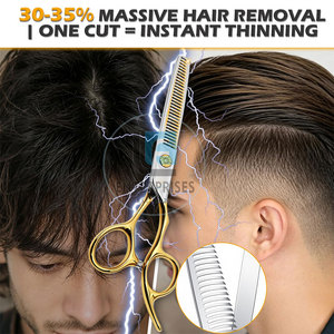 Ciseaux à effiler en acier inoxydable de haute performance pour la coiffure et le style, en vente - Product Image 4