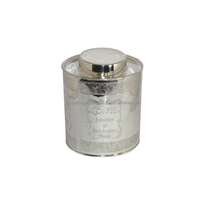 Caja de almacenamiento de hoja de acero inoxidable hecha a mano con acabado pulido de espejo Diseño floral de forma redonda La mejor calidad para la organización - Product Image 1