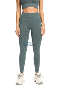Leggings de Yoga Elásticos de Alta Calidad para Mujer, Cintura Alta, Fitness, Push-Up, Sólidos, Transpirables, Finos, Tejidos, para Verano - Product Image 3