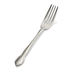 Fourchette de table classique en acier inoxydable, finition poli miroir, design de manche, pour occasions de mariage - Product Image 3