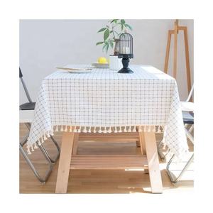 Mantel Indio de Primera Calidad, Verde Claro, Bordado, 100% Algodón, Verde Salvia, para Seis Personas, de Lujo, Impermeable y Desechable - Product Image 6