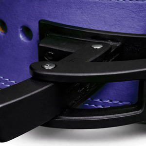 Ceinture de musculation en cuir de vache bleu Saar Industries, boucle réglable, soutien lombaire pour l'entraînement en force - Product Image 5