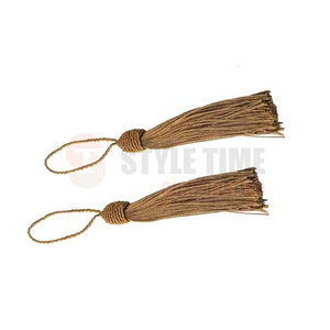 Venta Directa de Fábrica: Borlas para Uniformes de Material Duradero, Hechas en Pakistán, Borlas de Hilo Metálico - Product Image 2