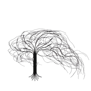 Wall <b>Art</b> With Shiny Black Powder Coating Finishing and Floral Design <b>Leaves</b> Shape for Home Decoration & Living Room - Product Image 6