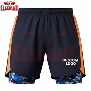 Rashguard Sublimado para MMA, Pantalones Cortos de Gimnasio de Doble Capa, con Logotipo Personalizado, Transpirables, Ecológicos, que Absorben la Humedad, 2 en 1, con Bolsillo Oculto - Product Image 6