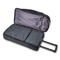 Sac de voyage léger et tendance avec roulettes, 28 pouces, fermeture éclair, résistant à l'eau