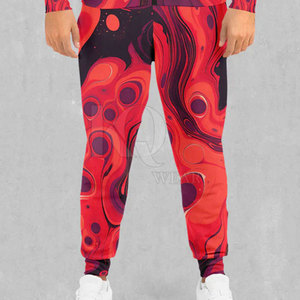 Survêtement moderne pour homme avec coupe ajustée, tissu doux et motif imprimé unique sur toute la surface - Product Image 6