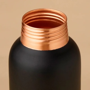 Premium Black-to-Yellow Ombre <b>Copper</b> Water <b>Bottle</b> Two-Tone Gradient <b>Copper</b> <b>Drinking</b> <b>Bottle</b> for Wellness - Product Image 3