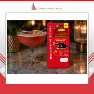 Pegatinas de un solo uso para detección de drogas GHB para salidas nocturnas y eventos / Pegatinas de uñas de alta calidad y precisión para detección de GHB, exportador - Product Image 2
