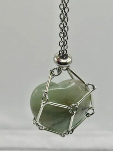 ชุดสร้อยคอและกำไลข้อมือคริสตัลหุ้มลวดทำมือ ประดับด้วยอเมทิสต์ มาลาไคต์ หินธรรมชาติ สไตล์โบโฮ สำหรับผู้หญิง - Product Image 3