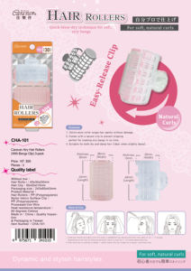 Rulos para el Cabello Caravan Airy (con Clip para Flequillo) Paquete de 3 - Product Image 4