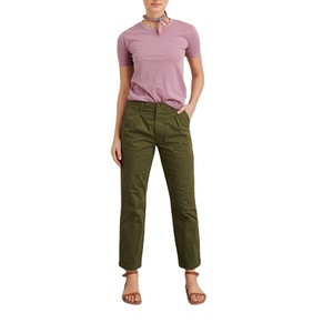 เสื้อยืดผ้าฝ้าย100% สำหรับผู้หญิงเสื้อลำลองปักผ้าโพลีเอสเตอร์สำหรับผู้หญิงเสื้อผ้าถักแขนสั้นมีขนาดเลือกสีได้ - Product Image 1