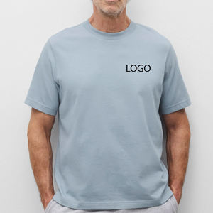 T-shirt pour homme à col rond, idéal pour les sorties décontractées, les voyages, la détente à la maison et les activités sportives. Service OEM de haute qualité avec logo. - Product Image 1