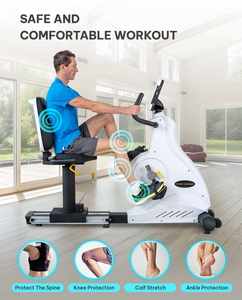 Vélo de rééducation commerciale d'intérieur à siège inclinable avec assise rotative - Product Image 4