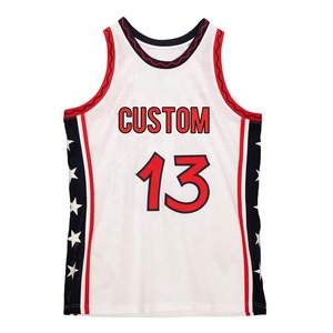Maillot de basket pour adultes, grande taille, uniforme de basket coloré, haut personnalisé par sublimation, sans manches - Product Image 1
