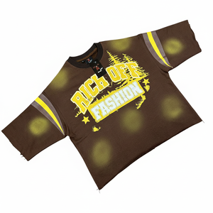 Camiseta gráfica personalizada con serigrafía vintage, efecto deslavado, para hombre, de tela gruesa, estilo oversize con hombros caídos, 300 g/m². - Product Image 3