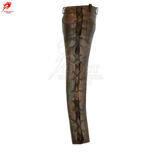 กางเกงหนังผู้ชายสไตล์ลำลอง คุณภาพสูง หนังนุ่ม สวมใส่สบาย ทันสมัย เหมาะสำหรับทุกวัน - Product Image 5