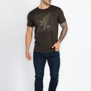 Wholesale Breathable Material Lightweight Fabric Flexible Movement Comfortable Fit Men Screen Printed T Shirt Durable Print - Product Image 4