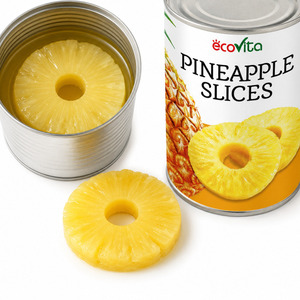 Top Notch Quality Hot Sale Tasty Factory In Vietnam Canned Pineapple in Natural Pineapple Juice Customized Packaging - Product Image 1