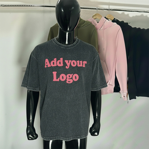 Camiseta de Hombre de Alta Calidad con Logotipo Personalizado, 100% Algodón, Estampado en Relieve 3D, Impresión en Serigrafía, Mezcla de Poliéster/Algodón, Antiarrugas - Product Image 1