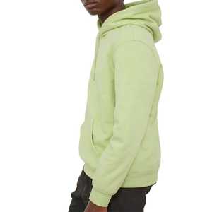 High Quality Cotton Hoodie For Men Custom Street wear <b>Thick</b> <b>Fleece</b> Drop Shoulder Knitted Plain Blank Hoodie Available - Product Image 5
